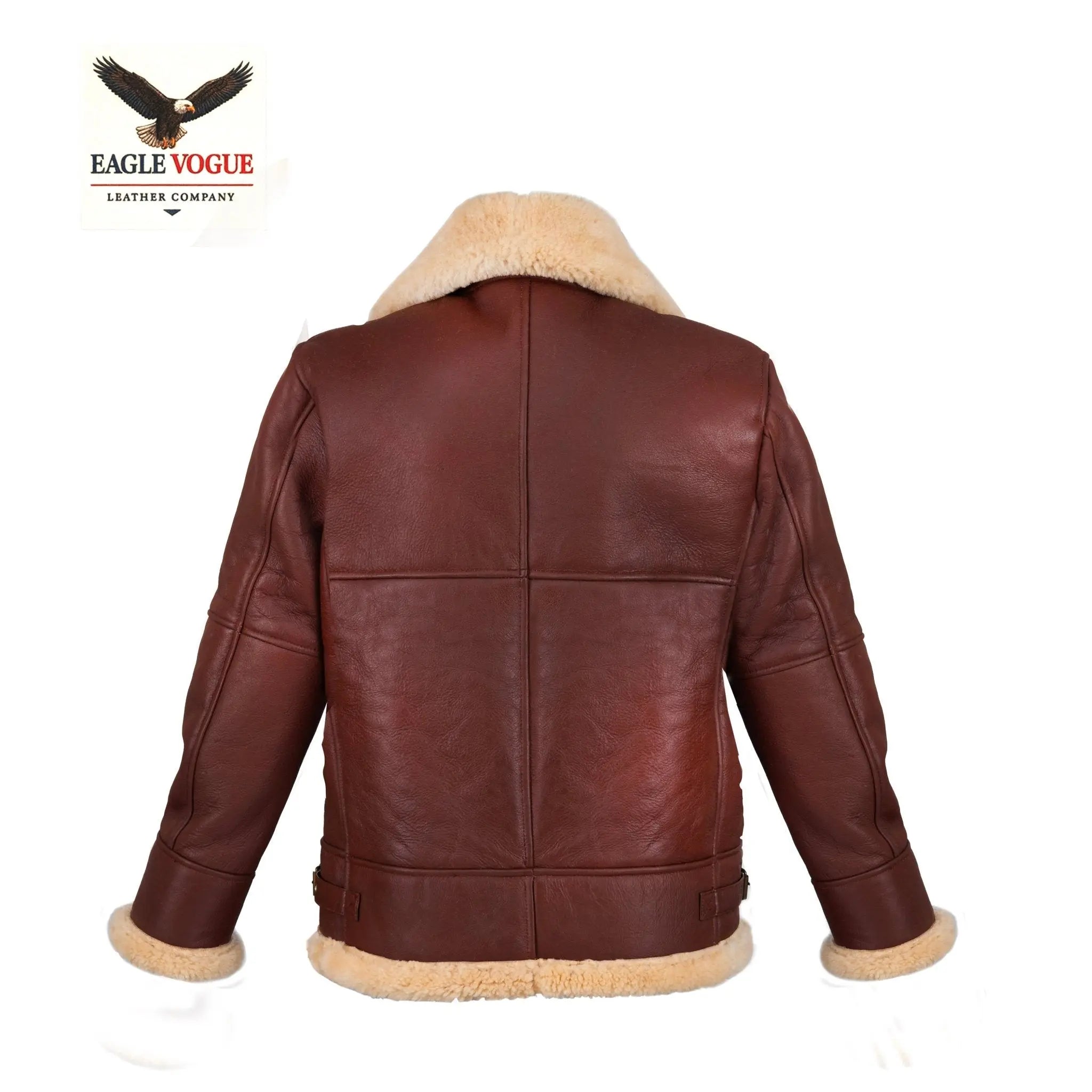 B3 Aviator Shearling Jacket: Genuine Sheepskin Leather Bomber, Winter Pilot Coat