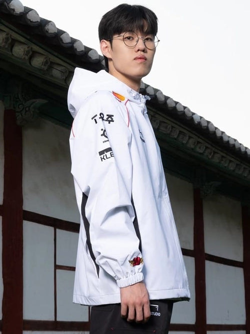 2024 T1 Worlds Uniform White Cotton Jacket - view 2