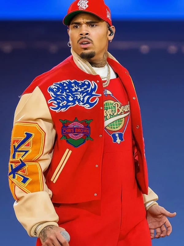 Chris Brown Breezy Bowl XX Bomber Jacket