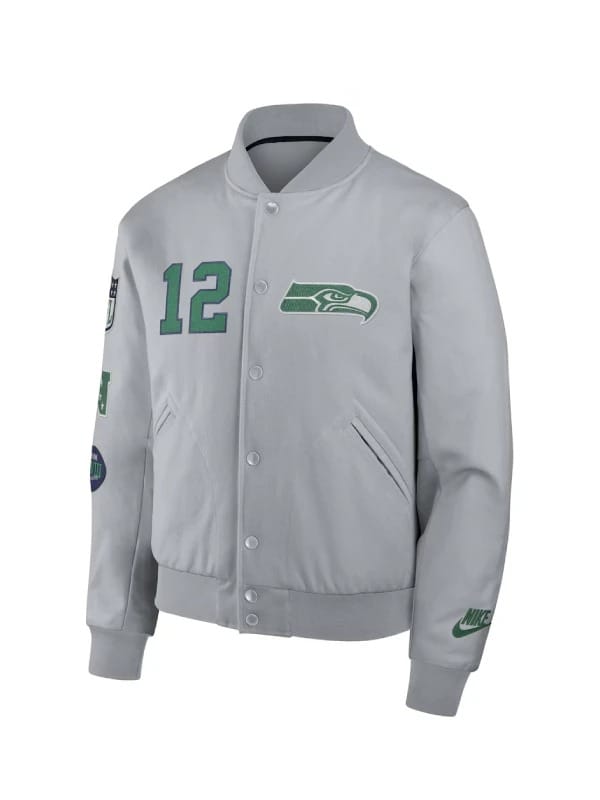 2025 Seattle Seahawks Nike Rivalries Varsity Jacket