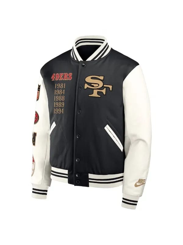 2025 SF 49ers Nike Rivalries Varsity Jacket