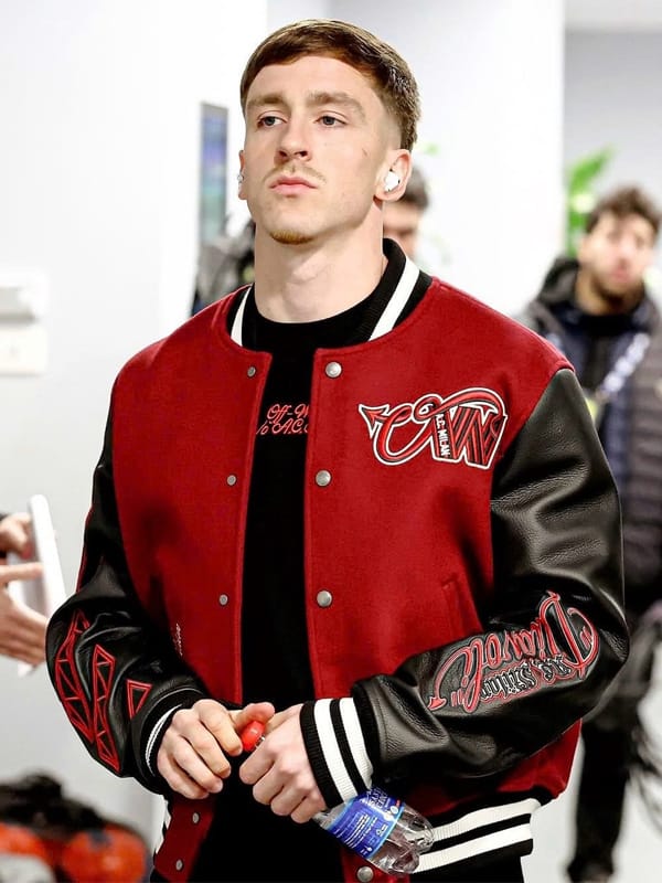 2025 UEFA AC Milan Ruben Loftus Varsity Jacket - view 2