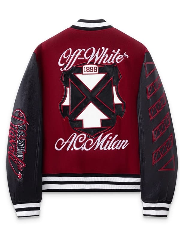2025 UEFA AC Milan Ruben Loftus Varsity Jacket - view 4