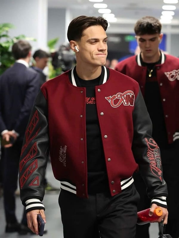 2025 UEFA AC Milan Ruben Loftus Varsity Jacket