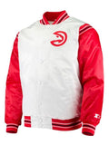 Renegade Atlanta Hawks Starter Satin Varsity Jacket