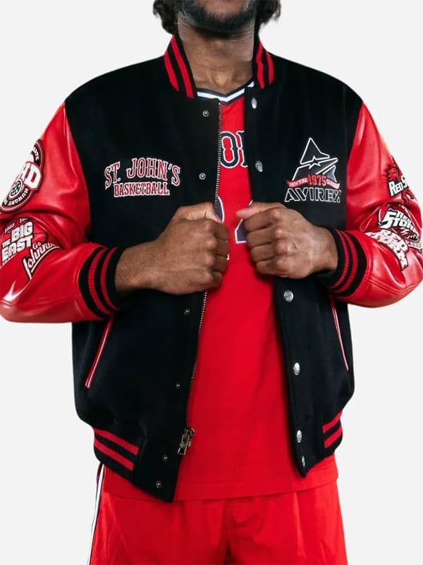 Avirex x St John’s Basketball Varsity Jacket