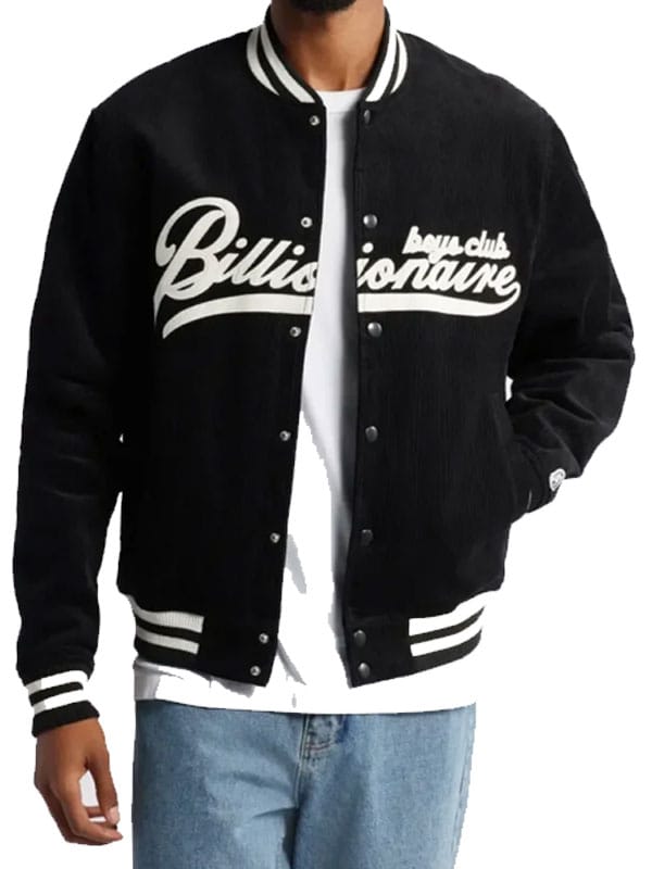 Billionaire Boys Club Black Wool Bomber Jacket