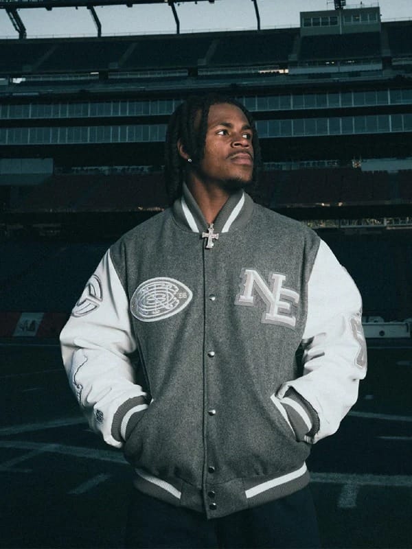 CNCPTS x Nike x Patriots Rivalries Varsity Jacket - view 5