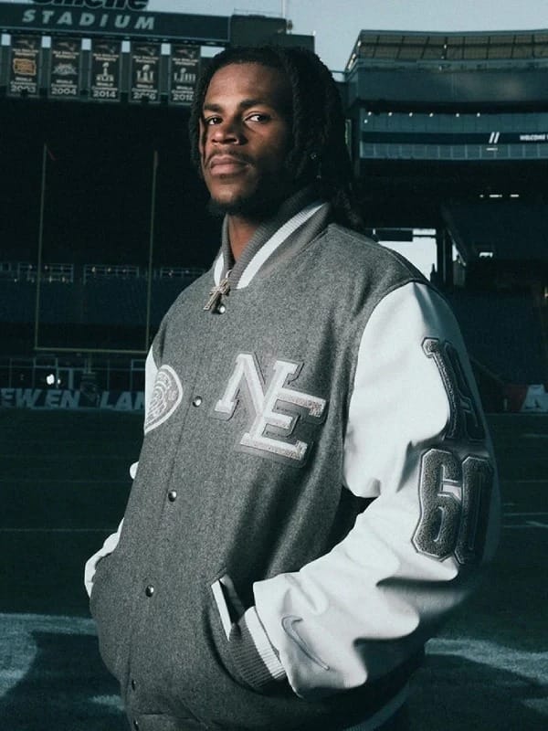 CNCPTS x Nike x Patriots Rivalries Varsity Jacket - view 4
