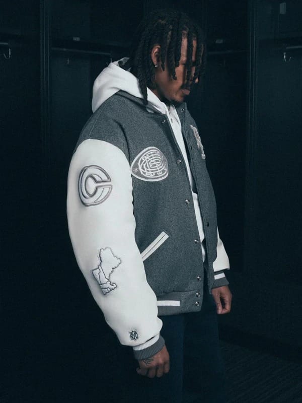 CNCPTS x Nike x Patriots Rivalries Varsity Jacket - view 3