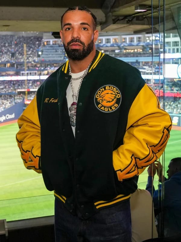 Drake Rob Ford Don Bosco Eagles Varsity Jacket - view 3