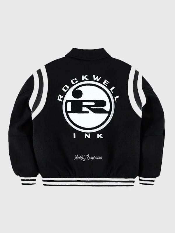 Golf Wang x Marty Rockwell Black Varsity Jacket - view 2