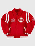 Golf Wang x Marty Rockwell Red Varsity Jacket