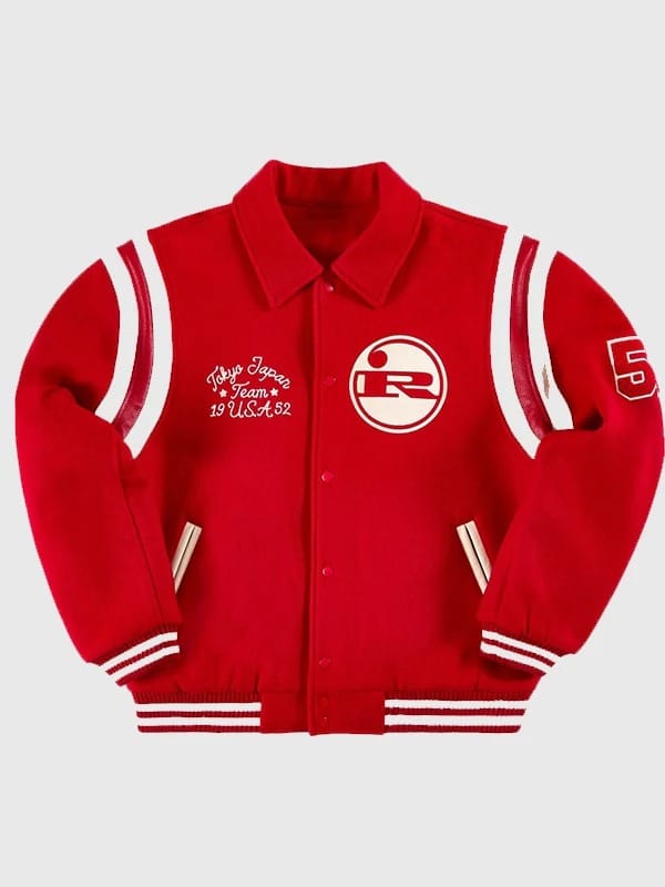 Golf Wang x Marty Rockwell Red Varsity Jacket