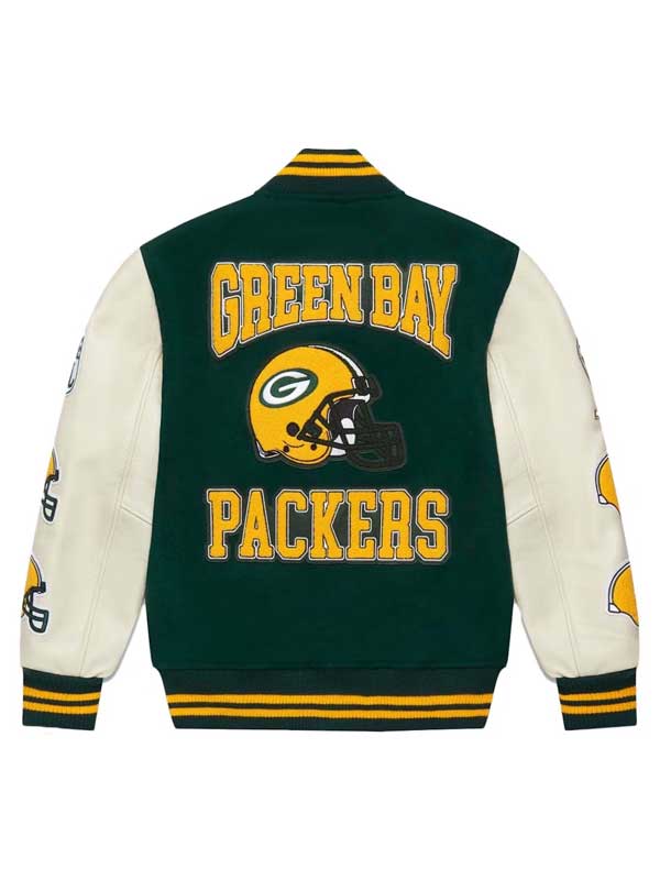 OVO x NFL Green Bay Packers Varsity Jacket - view 2