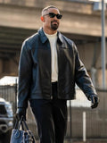 Jalen Hurts Coach Black Leather Jacket
