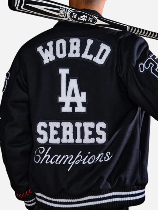 LA Dodgers x Fanatics World Series Varsity Jacket - view 2