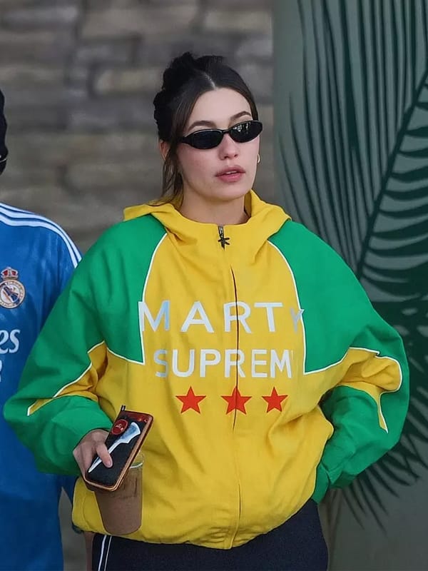 Marty Supreme Hailey Bieber Hooded Jacket