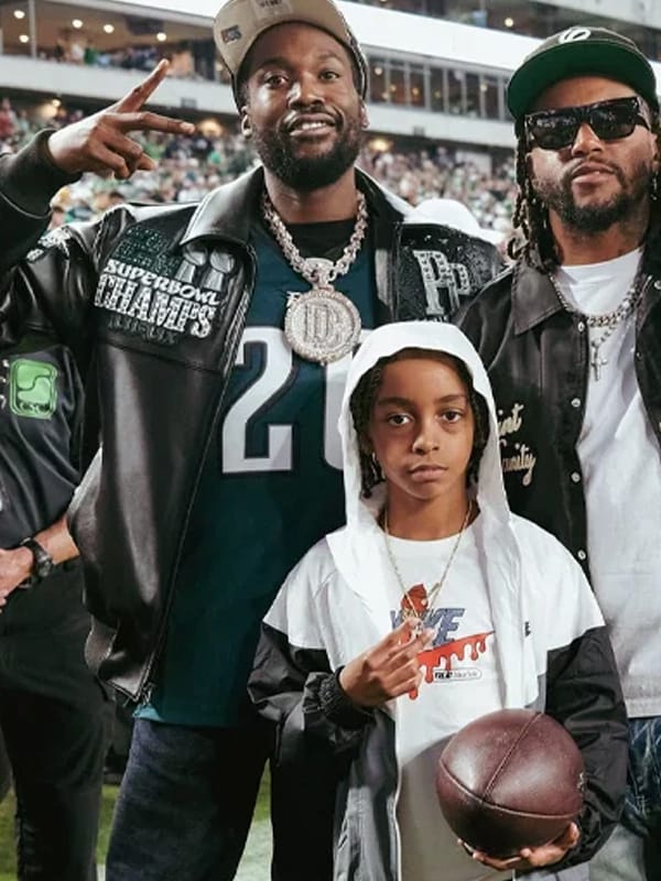 Meek Mill Super Bowl Champions Eagles Jacket - view 4