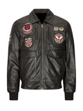 Men's Air Force Pilot Retro Flying Leather Jacket