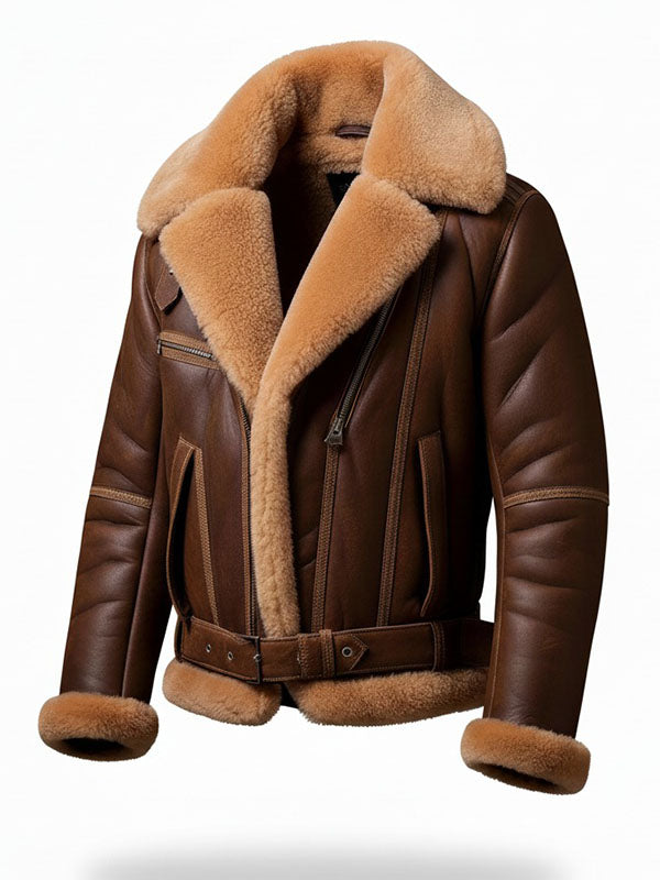 Men’s B3 Aviator Bomber Shearling Jacket