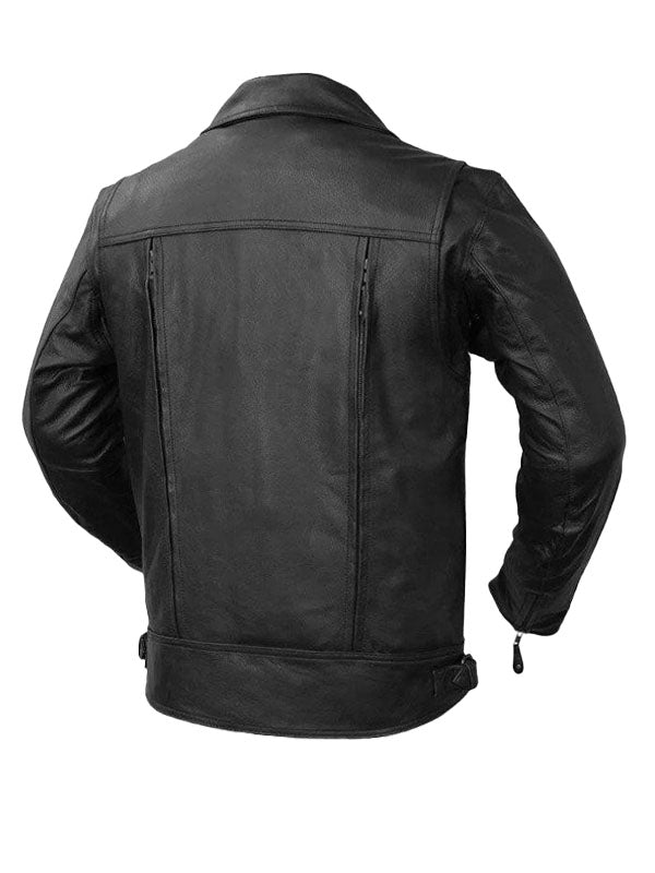 Men's Classics Mastermind Motorcycle Leather Jacket - view 2
