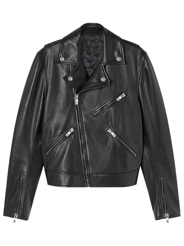 Men's Motor Biker Lambskin Leather Jacket