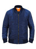 Men's Bomber Navy Blue Parachute Jacket