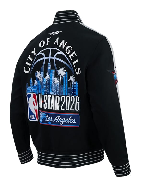 NBA 2026 All-Star Game Siya Kolisi Black Varsity Jacket - view 3