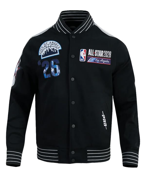 NBA 2026 All-Star Game Siya Kolisi Black Varsity Jacket - view 2