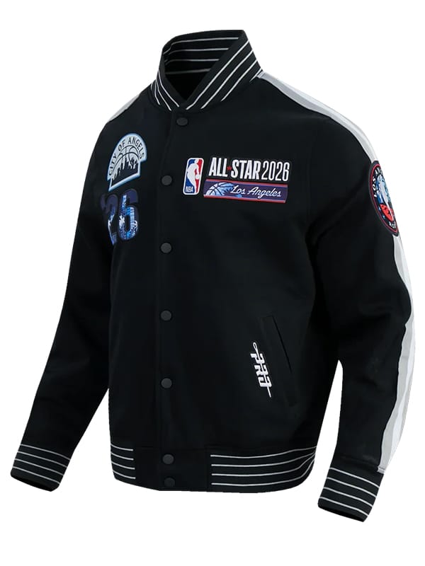 NBA 2026 All-Star Game Siya Kolisi Black Varsity Jacket - view 4