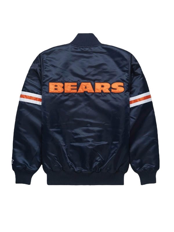 Unisex NFL Chicago Bears Varsity Satin Jacket - view 2