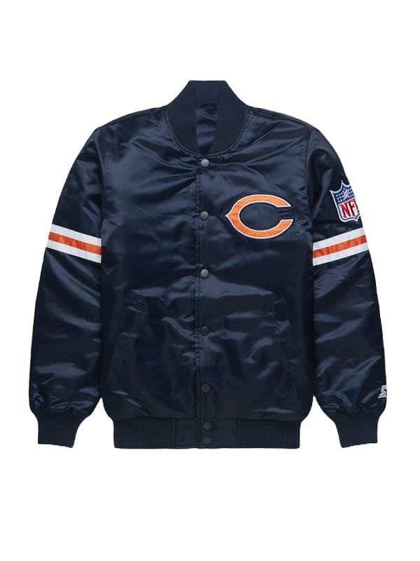 Unisex NFL Chicago Bears Varsity Satin Jacket