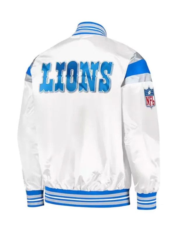 NFL Detroit Lions Starter Varsity Satin Jacket - view 2