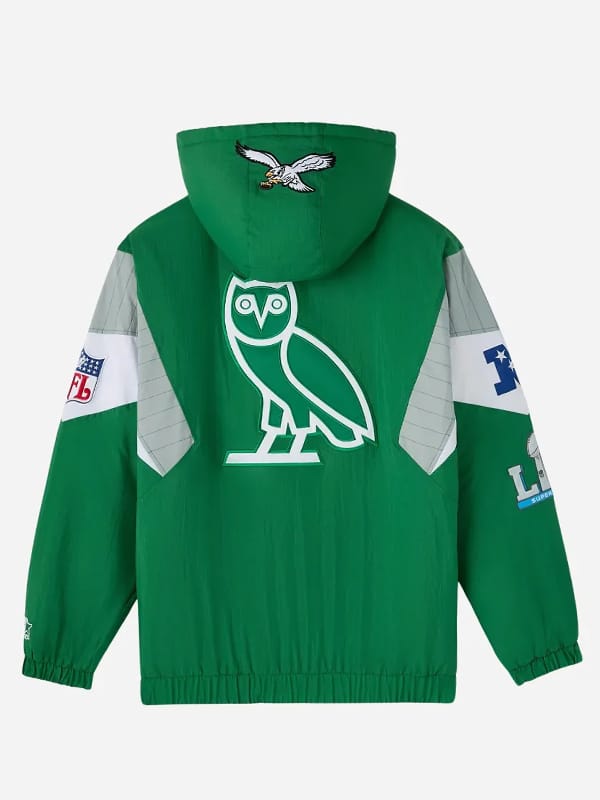 NFL X OVO Philadelphia Eagles Varsity Jacket - view 2