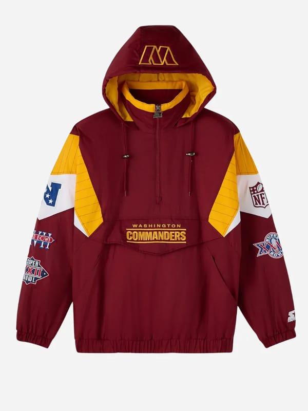 NFL X OVO Washington Commanders Varsity Jacket