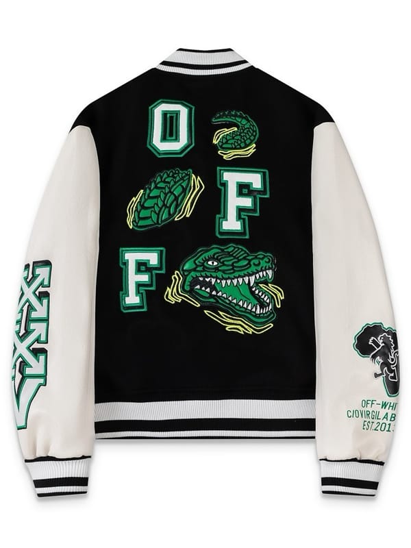 Off-White International Heavyweight League Varsity Jacket - view 2