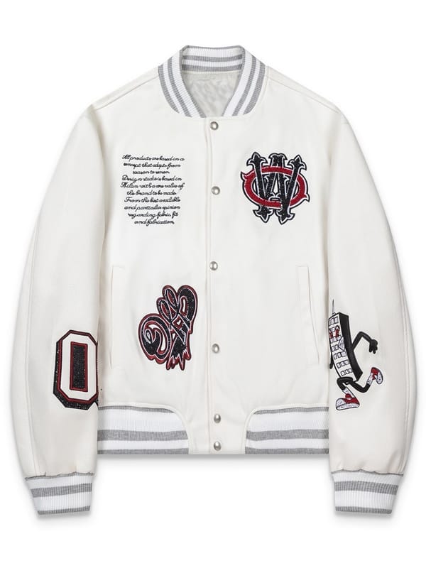Off-White Multi-Patch Varsity Letterman Jacket