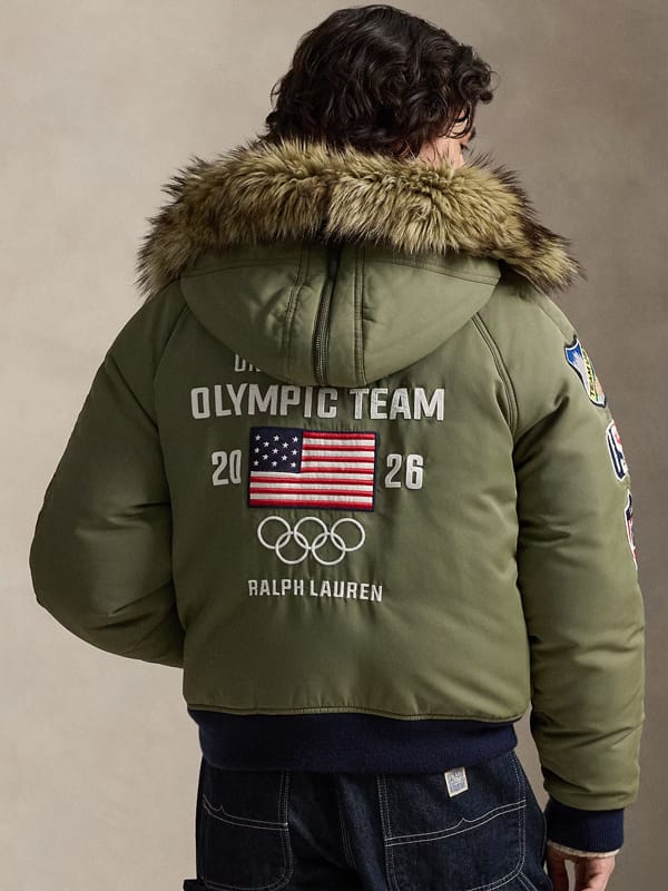 Olympic 2026 Team USA Hooded Bomber Jacket - view 2