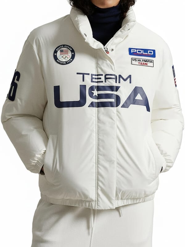 Olympics Team USA 2026 Graphic Down Puffer Jacket - view 2