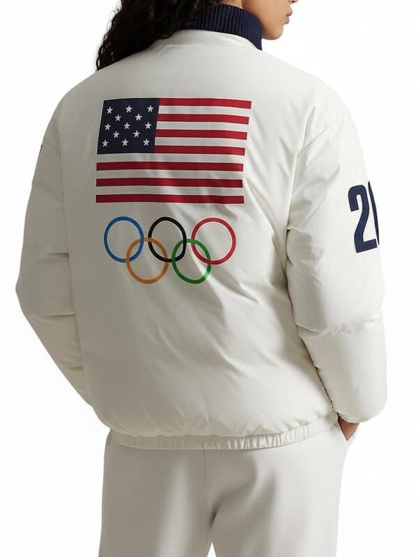 Olympics Team USA 2026 Graphic Down Puffer Jacket - view 3