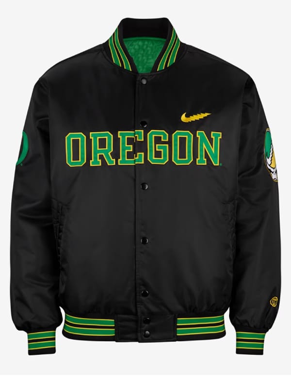 Oregon Grateful Ducks x Nike Grateful Dead Bomber Jacket