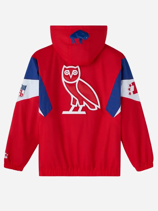 NFL X OVO Buffalo Bills Pullover Varsity Jacket - view 2