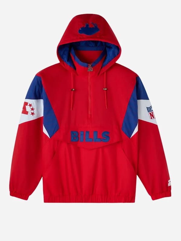 NFL X OVO Buffalo Bills Pullover Varsity Jacket