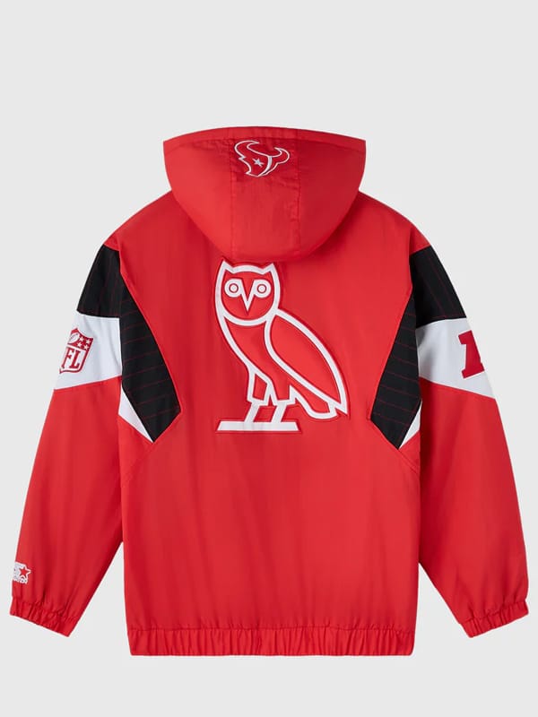 NFL X OVO Houston Texans Pullover Varsity Jacket - view 2