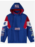 NFL X OVO New York Giants Pullover Varsity Jacket