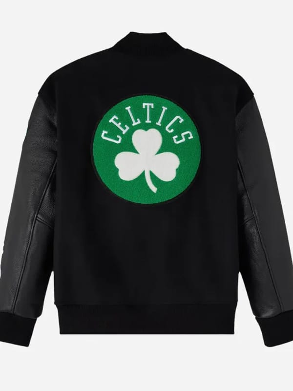 OVO x Boston Celtics Black Varsity Jacket - view 2