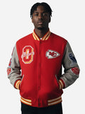 OVO x Kansas City Chiefs Red Varsity Jacket
