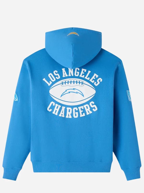 OVO X Los Angeles Chargers Blue Hoodie - view 2