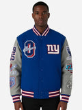 OVO x New York Giants Blue Varsity Jacket